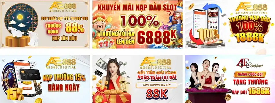 những dịch vụ và ưu đãi cá cược của nhà cái tại ae888
