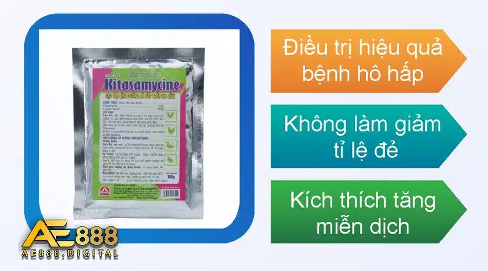sản phẩm thuốc kitasamycine