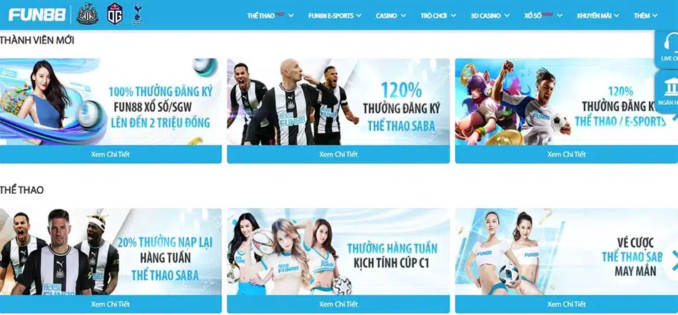 m88 và fun88 có chính sách khuyến mãi hấp dẫn tại ae888