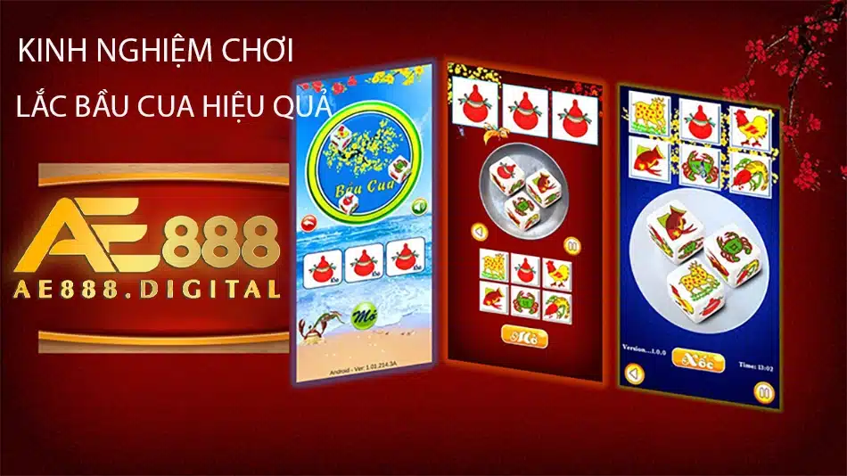 một số kinh nghiệm chơi lắc bầu cua tôm cá hiệu quả tại ae888